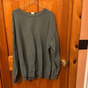 100% cotton Green Sweatshirt